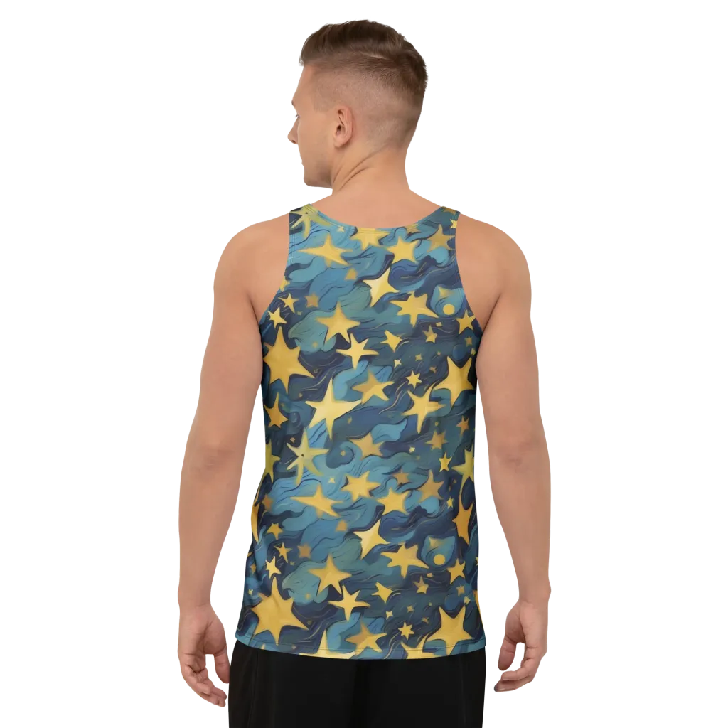 Celestial Current on Men's Tank Top — Back