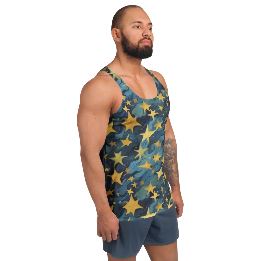 Celestial Current on Men's Tank Top — Right Front