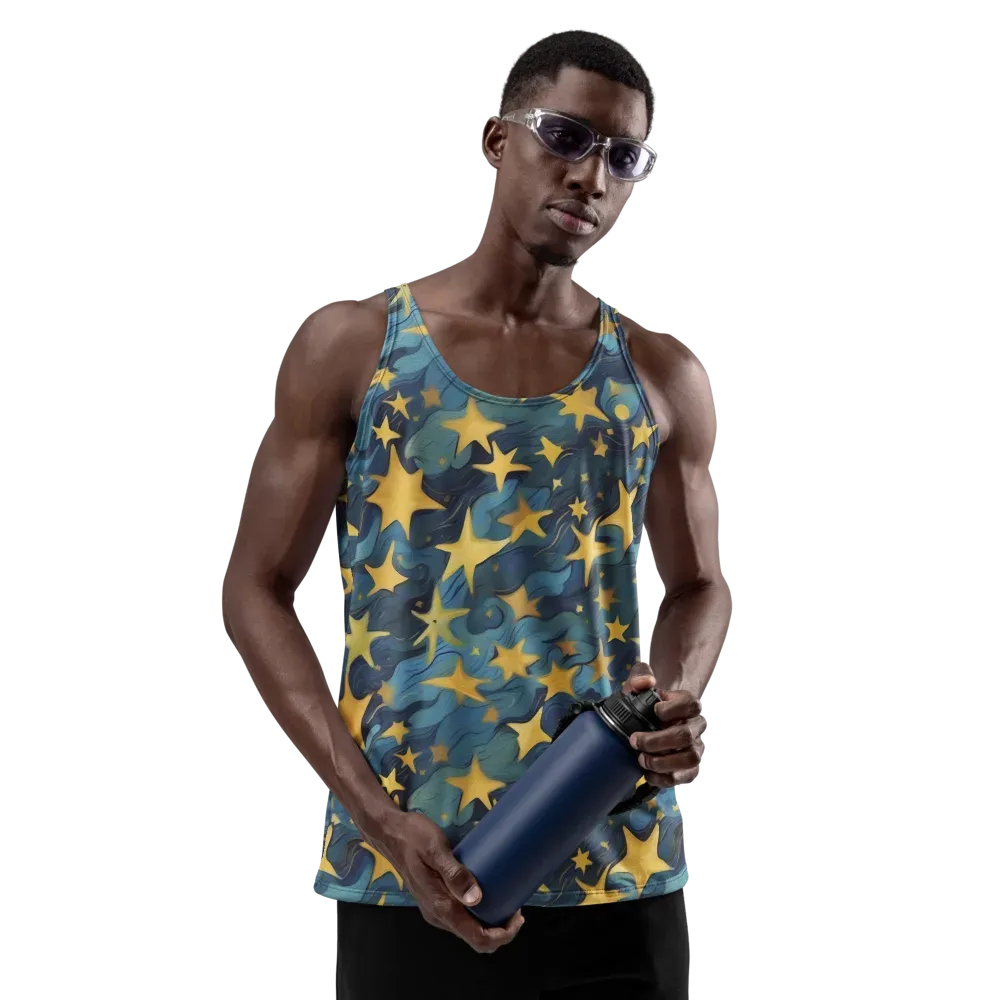Celestial Current on Men's Tank Top — Front