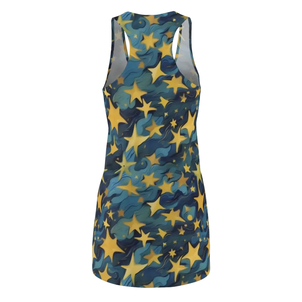 Celestial Current on Racerback Dress — Back