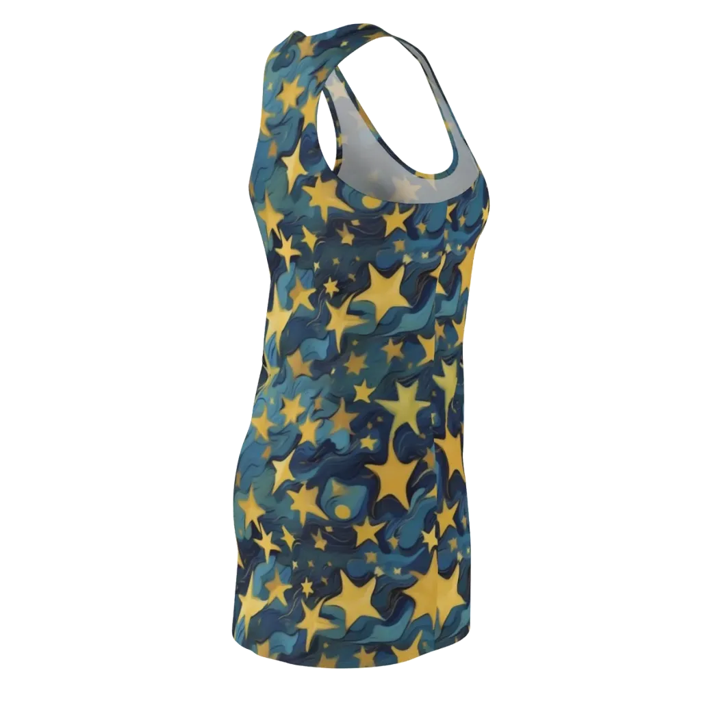 Celestial Current on Racerback Dress — Back Side