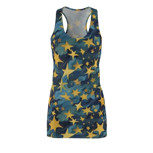 Celestial Current on a Racerback Dress