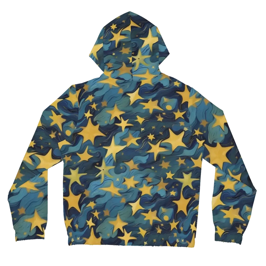 Celestial Current on Women's Full-Zip Hoodie — Back