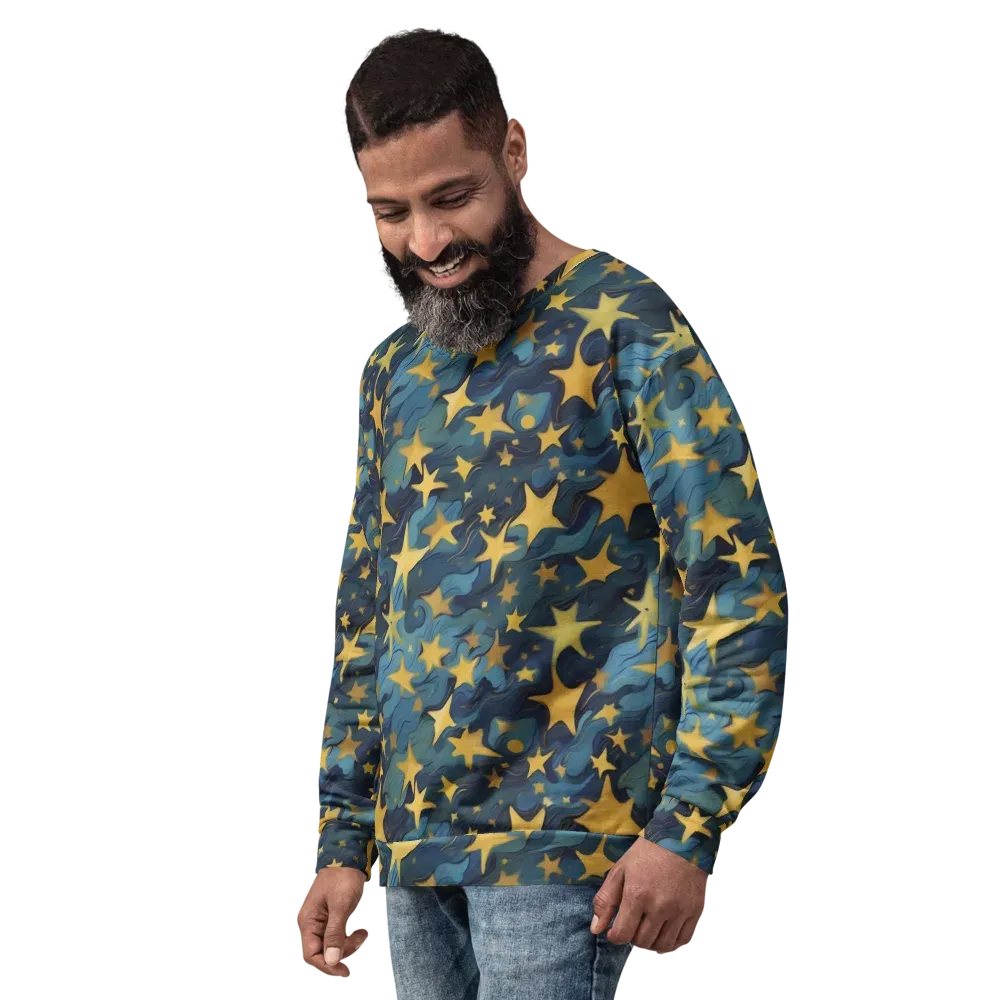 Celestial Current on Sweatshirt — Left Front