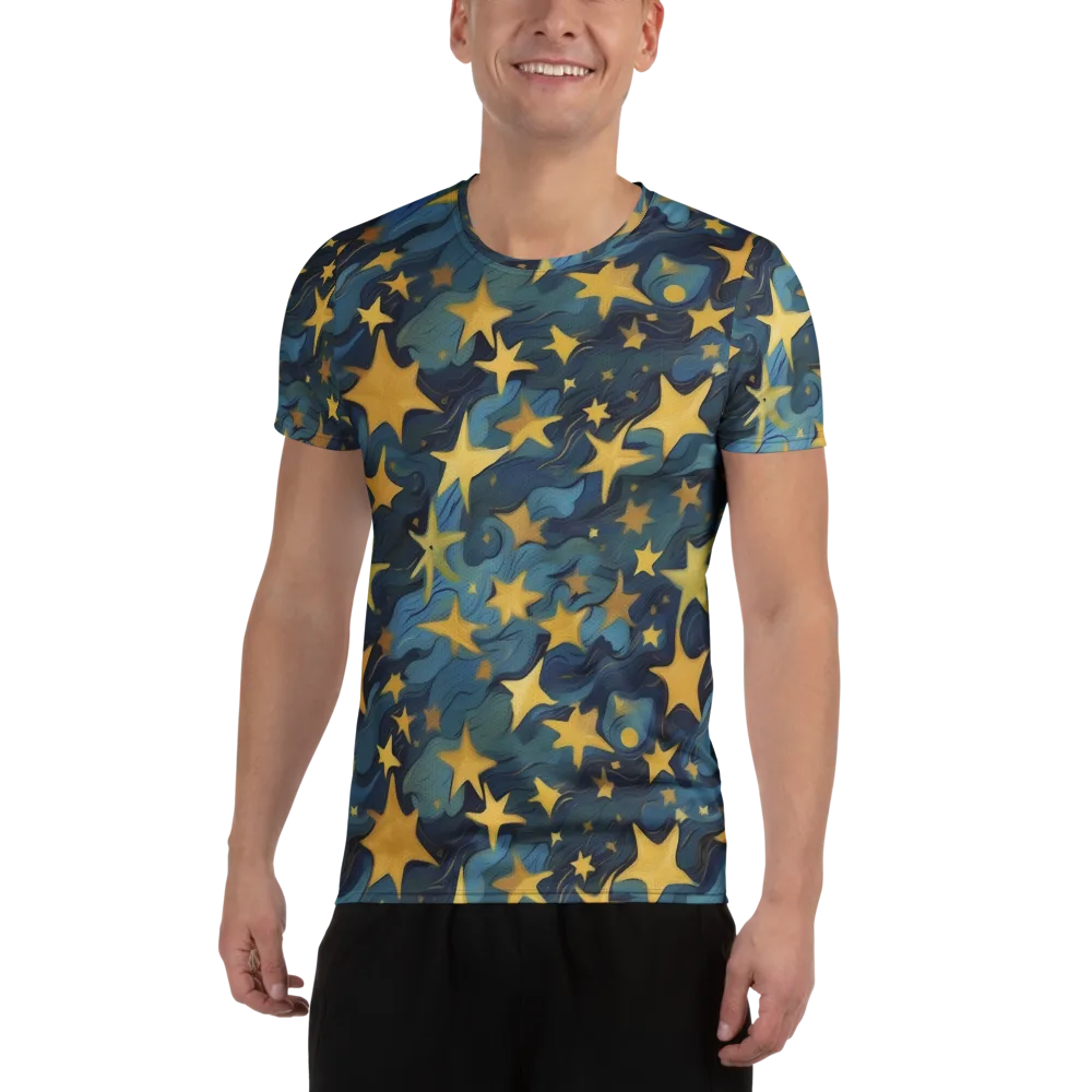 Celestial Current on Men's Athletic T-Shirt — Front
