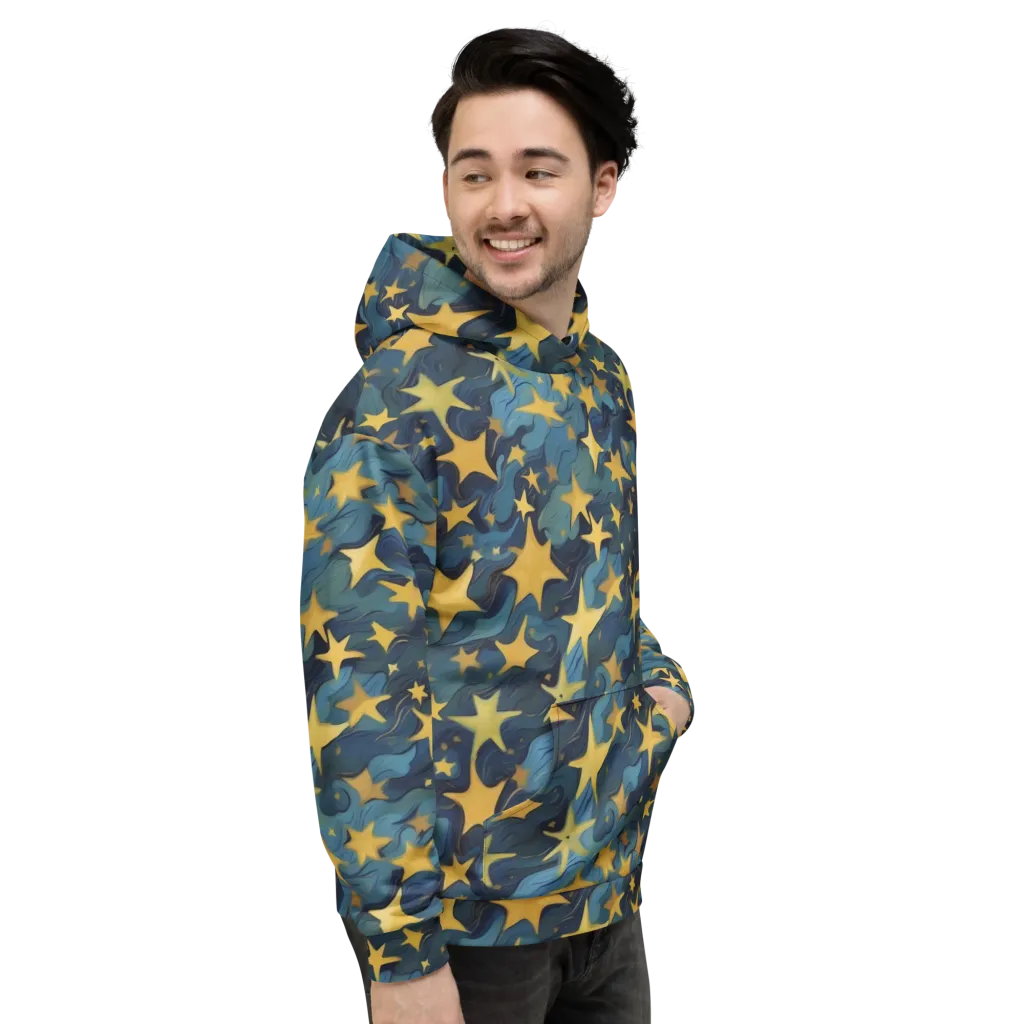 Celestial Current on Hoodie — Right