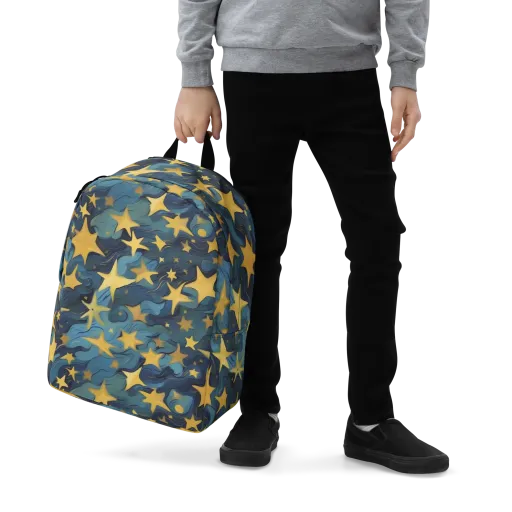 Celestial Current on a Minimalist Backpack