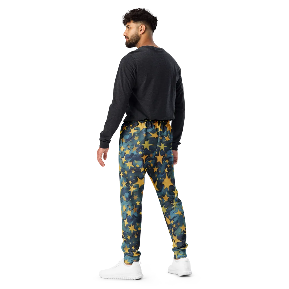 Celestial Current on Men's Joggers — Back