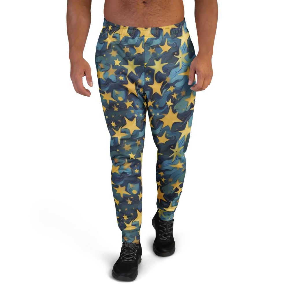 Celestial Current on Men's Joggers — Front