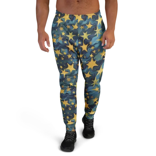 Celestial Current on a Men's Joggers