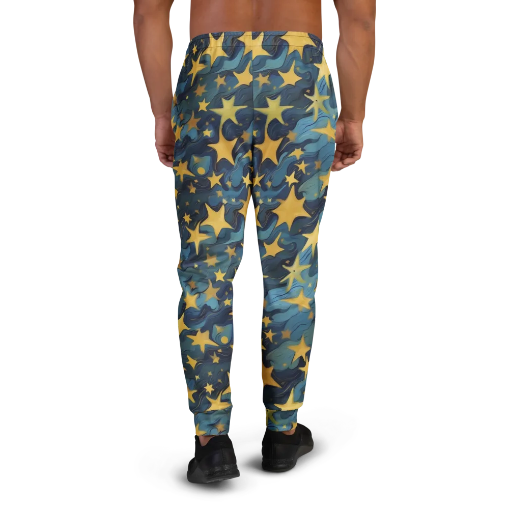 Celestial Current on Men's Joggers — Back
