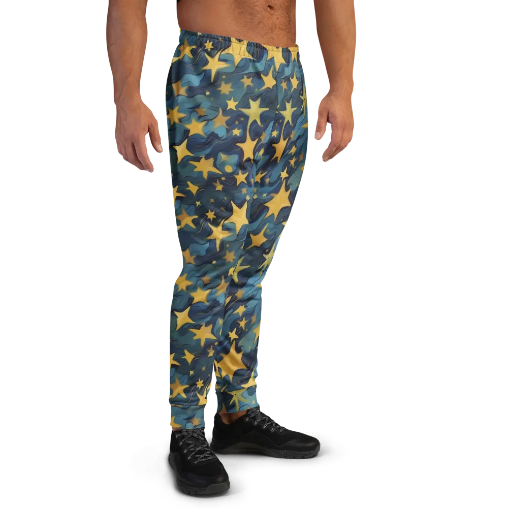 Celestial Current on Men's Joggers — Right