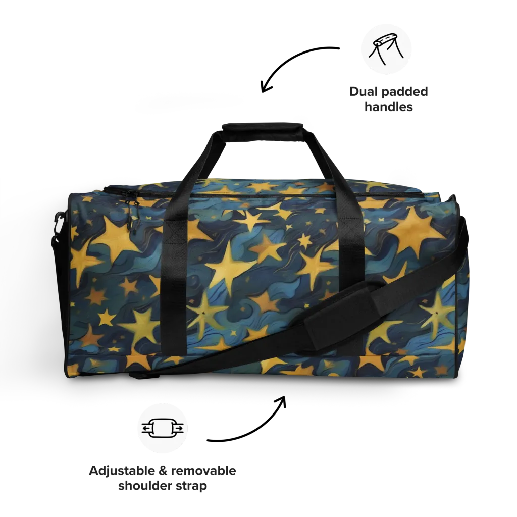 Celestial Current on Duffle Bag — Front