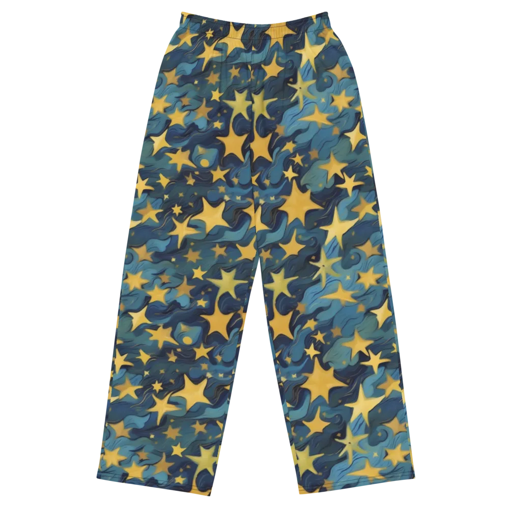 Celestial Current on Wide-Leg Pants — Front