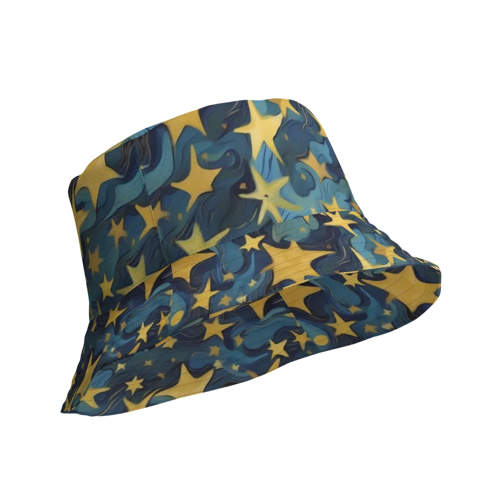 Celestial Current on Reversible Bucket Hat — Product details Outside