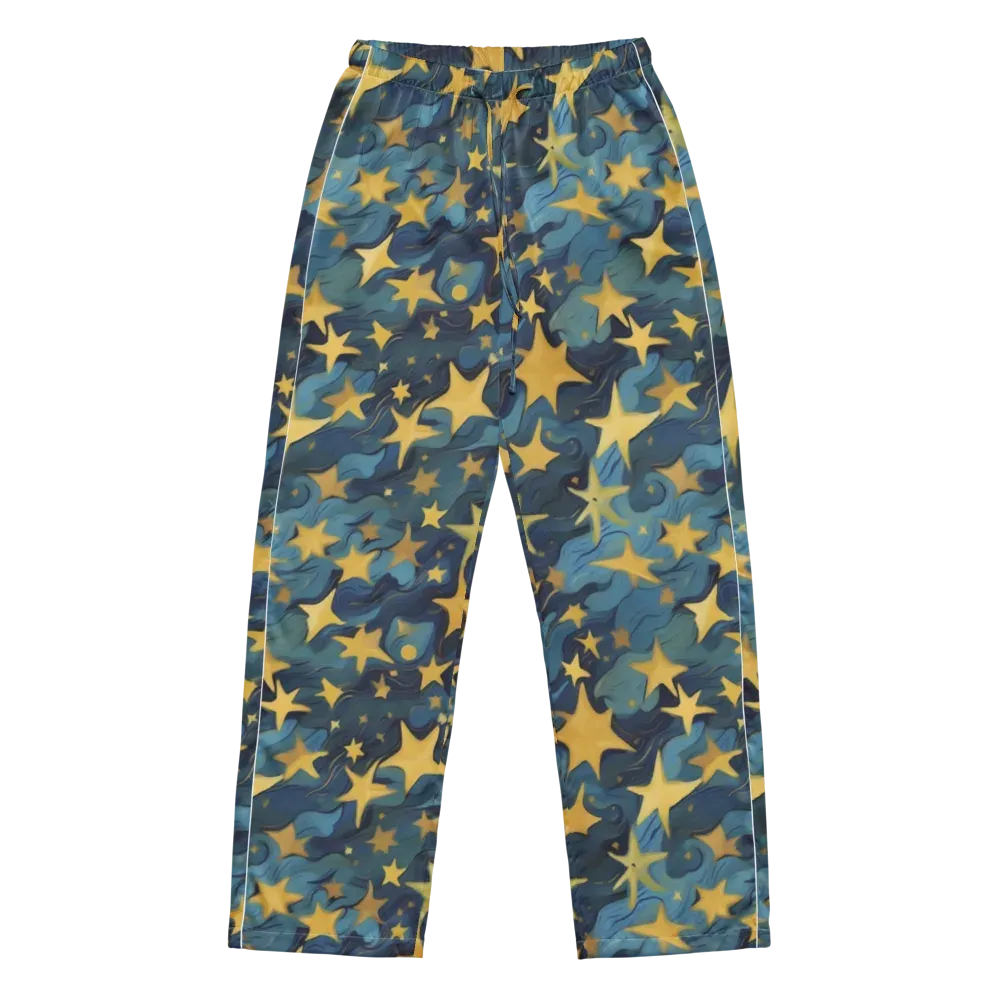Celestial Current on Women's Pajama Pants — Front