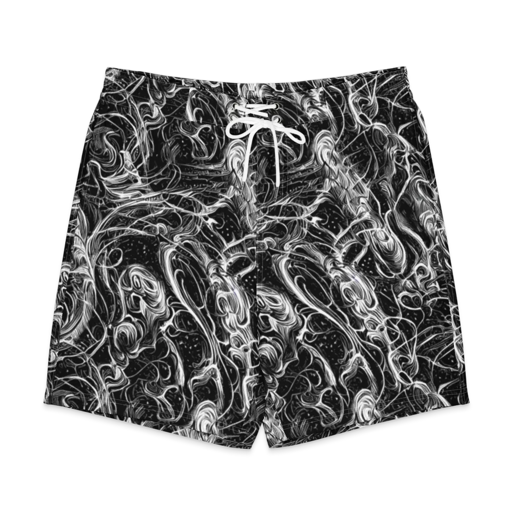 Ivory Riot on Men's Board Shorts — Front