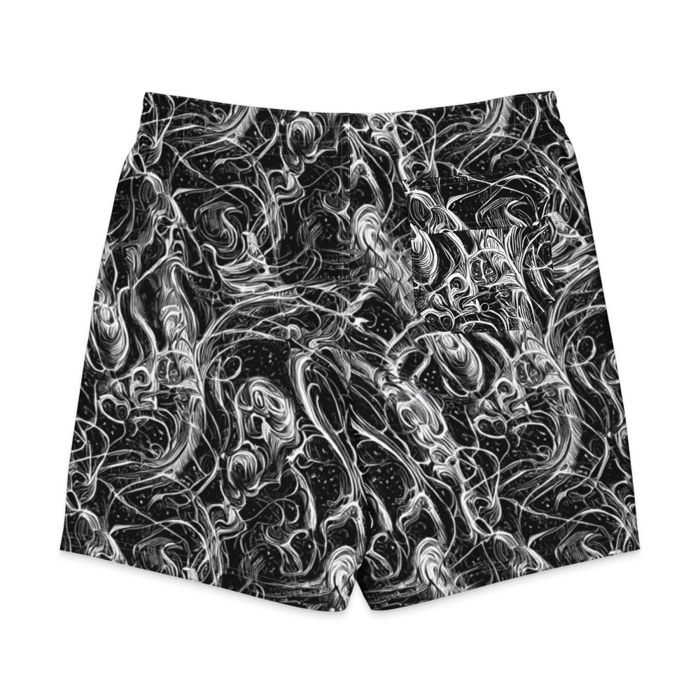 Ivory Riot on Men's Board Shorts — Back