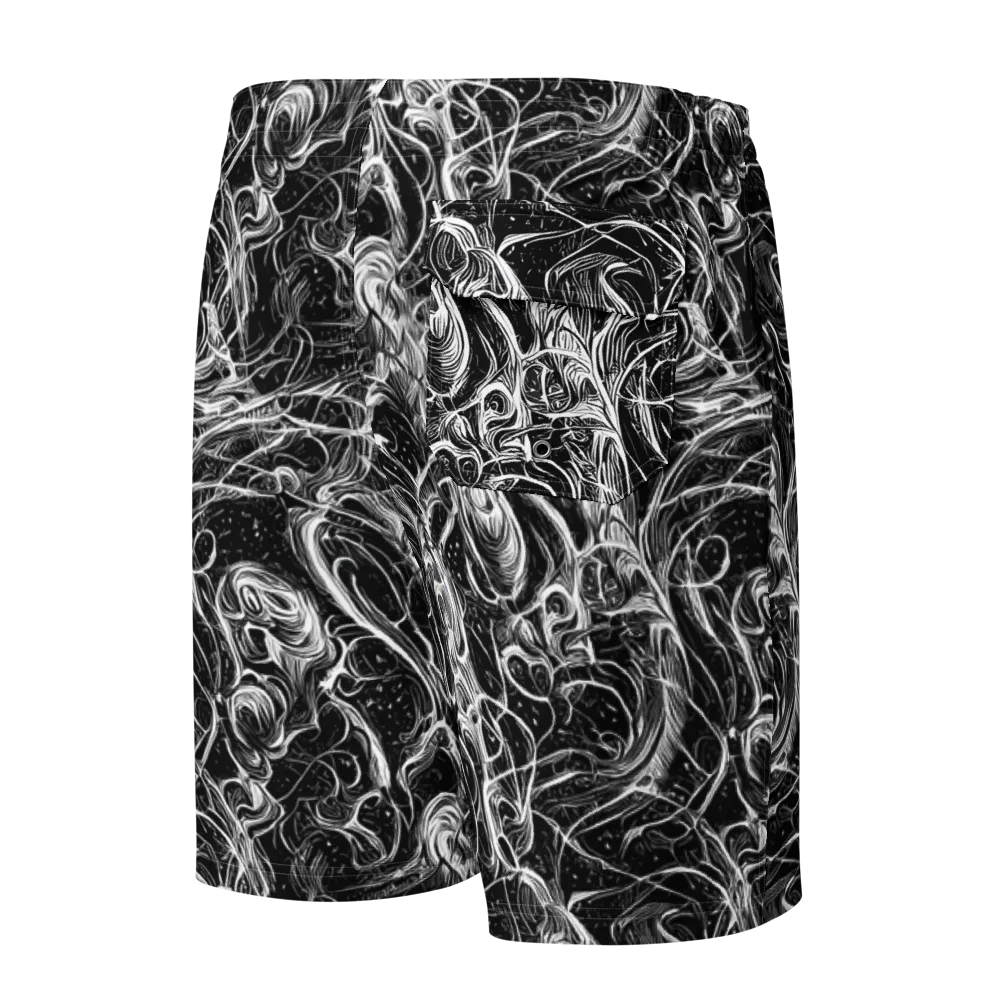 Ivory Riot on Men's Board Shorts — Back