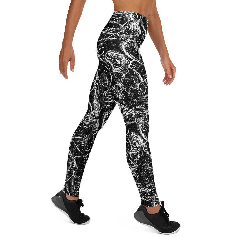 Ivory Riot on Yoga Leggings — Right