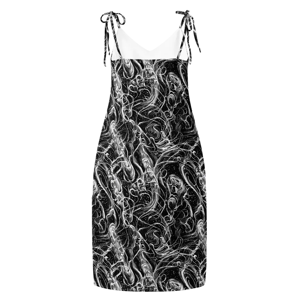 Ivory Riot on Slip Dress — Back