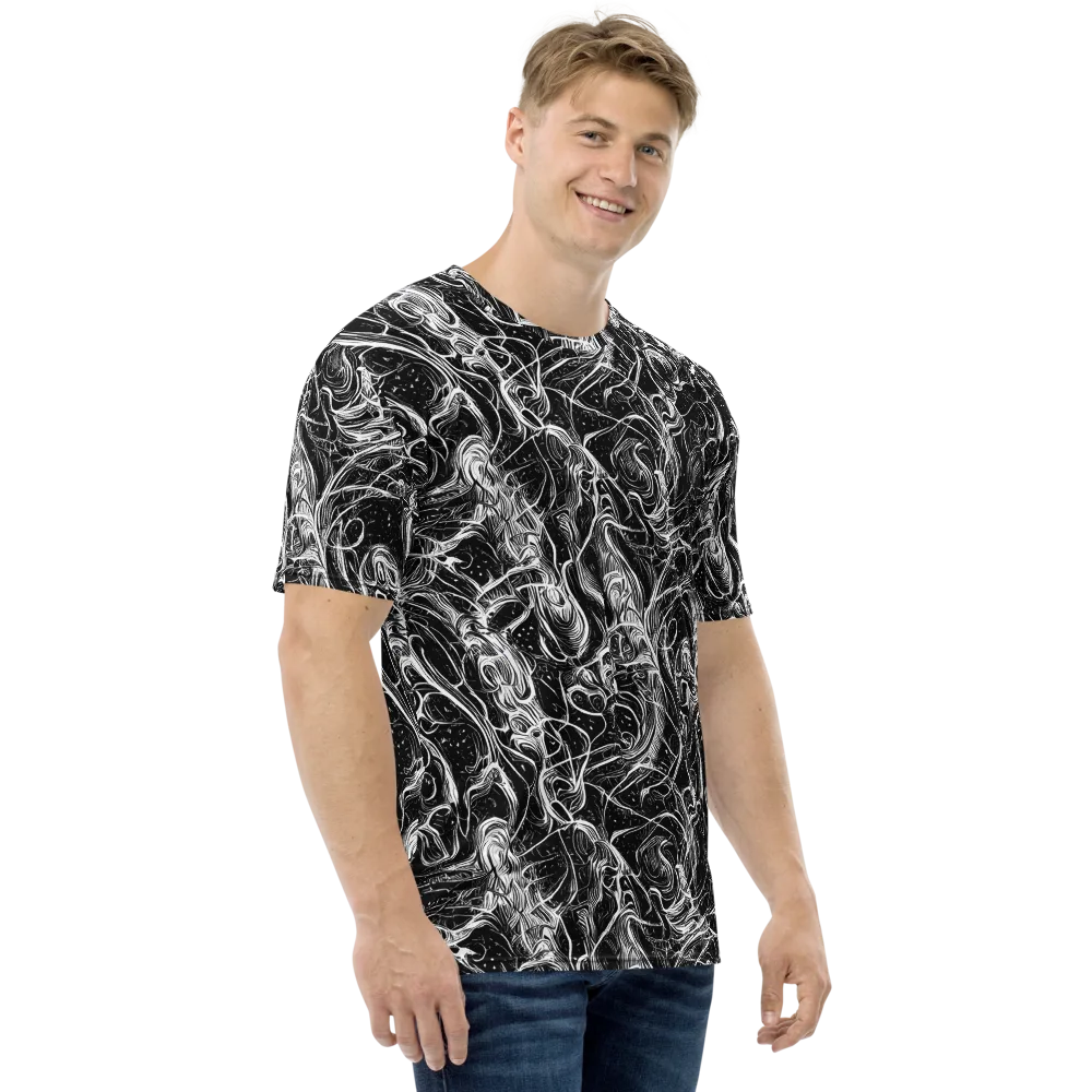 Ivory Riot on Men's Crew Neck T-Shirt — Right