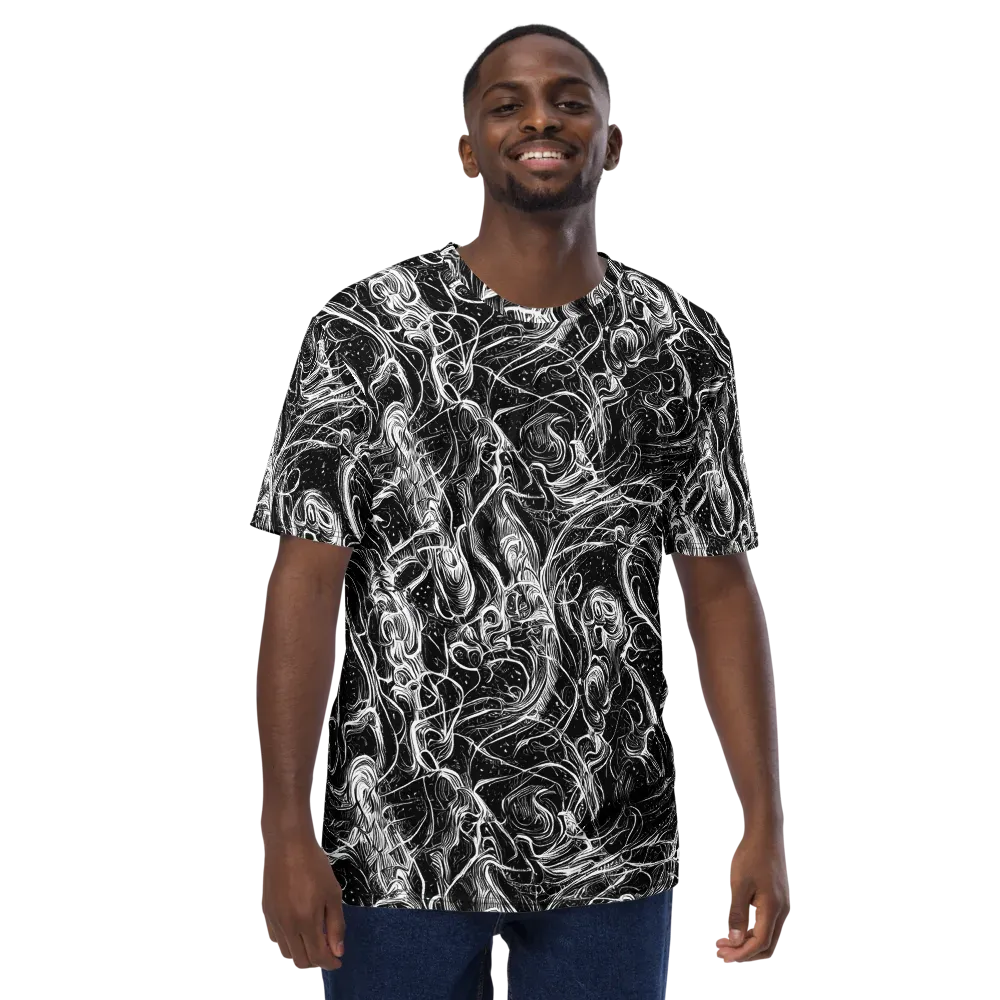 Ivory Riot on Men's Crew Neck T-Shirt — Front