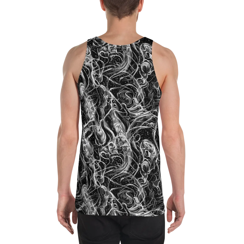 Ivory Riot on Men's Tank Top — Back