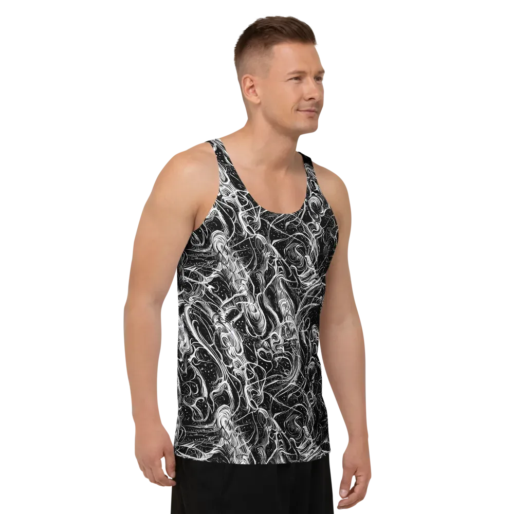 Ivory Riot on Men's Tank Top — Right Front