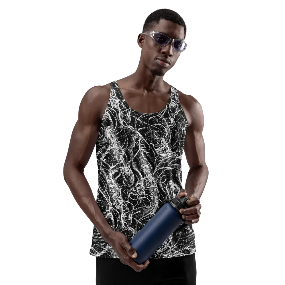Ivory Riot on Men's Tank Top — Front