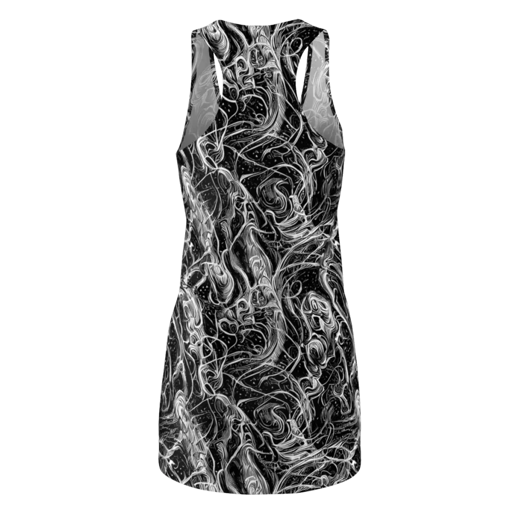 Ivory Riot on Racerback Dress — Back