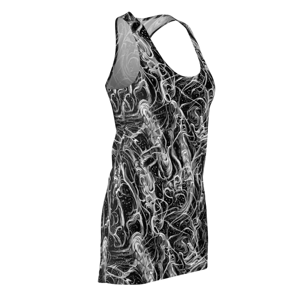 Ivory Riot on Racerback Dress — Front Side