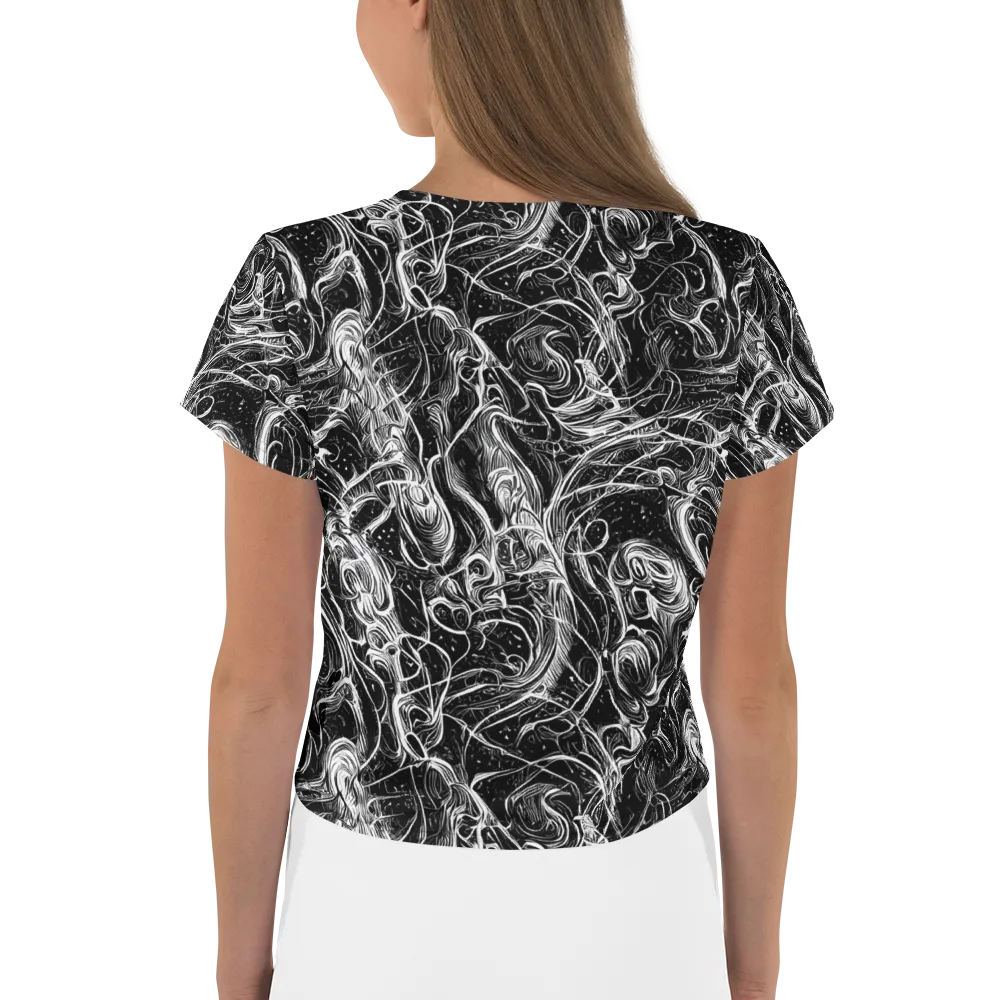 Ivory Riot on Crop Tee — Back