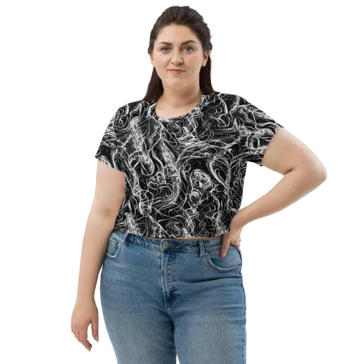 Ivory Riot on a Crop Tee