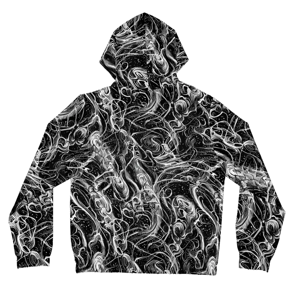 Ivory Riot on Women's Full-Zip Hoodie — Back