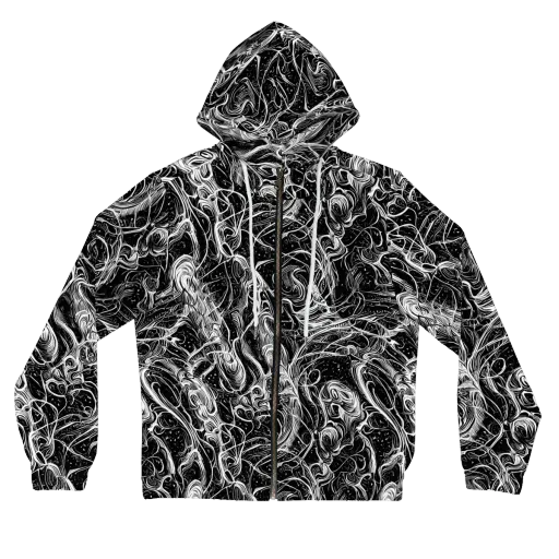 Ivory Riot on a Women's Full-Zip Hoodie
