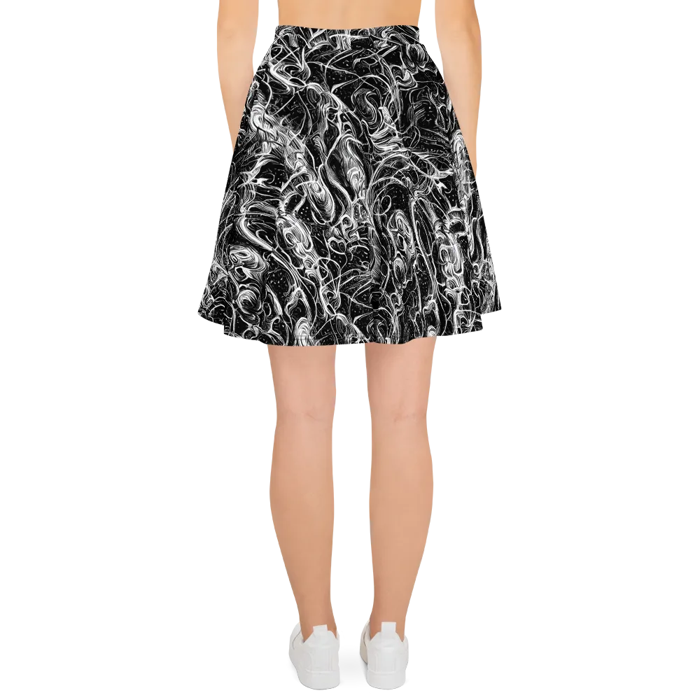 Ivory Riot on Skater Skirt — Back