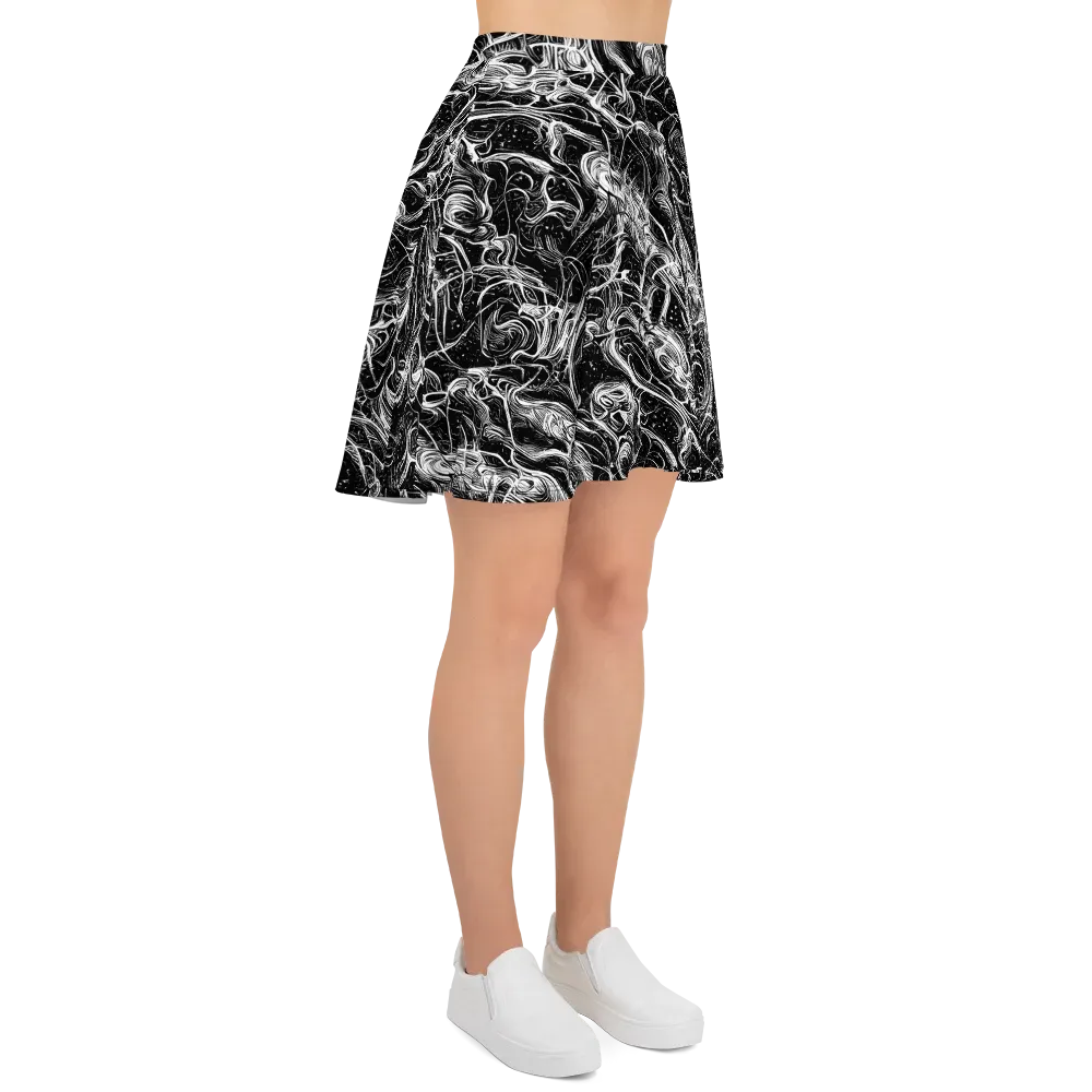 Ivory Riot on Skater Skirt — Right