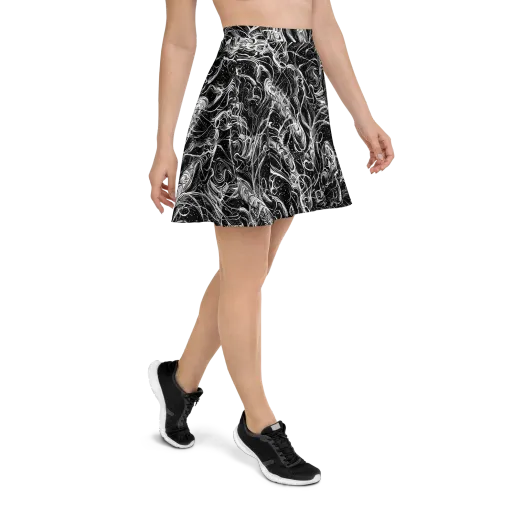 Ivory Riot on a Skater Skirt