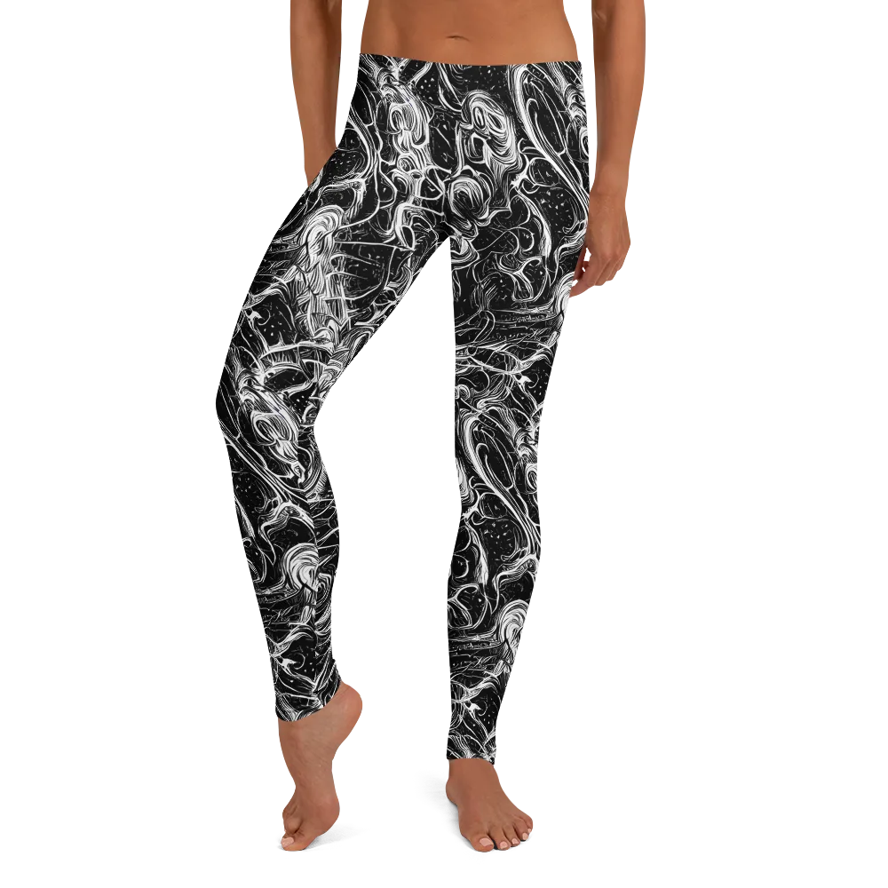Ivory Riot on Leggings — Front