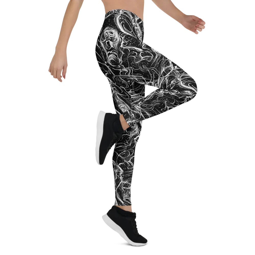 Ivory Riot on Leggings — Right