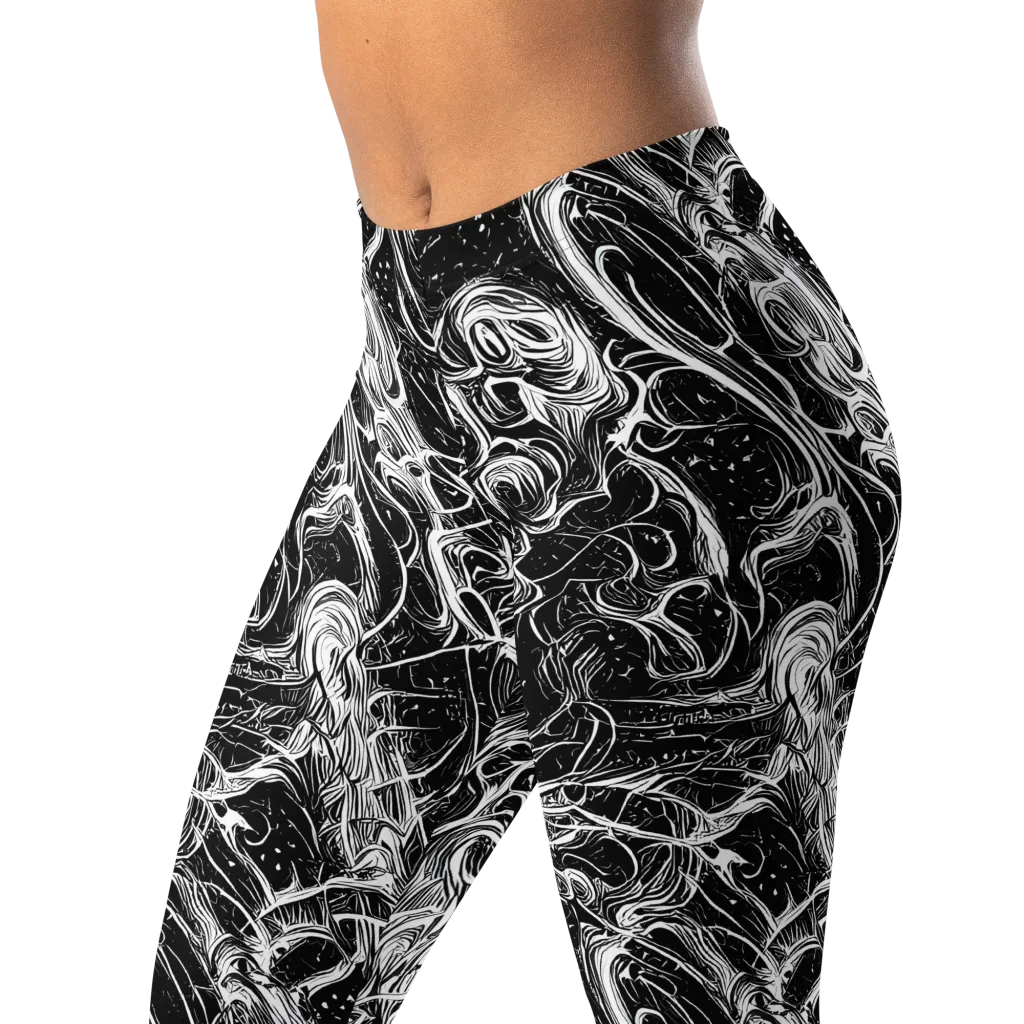 Ivory Riot on Leggings — Left Front