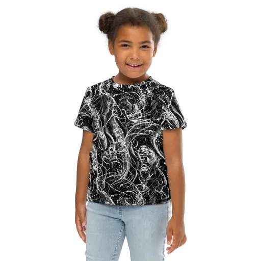 Ivory Riot on a Kids Crew Neck T-Shirt