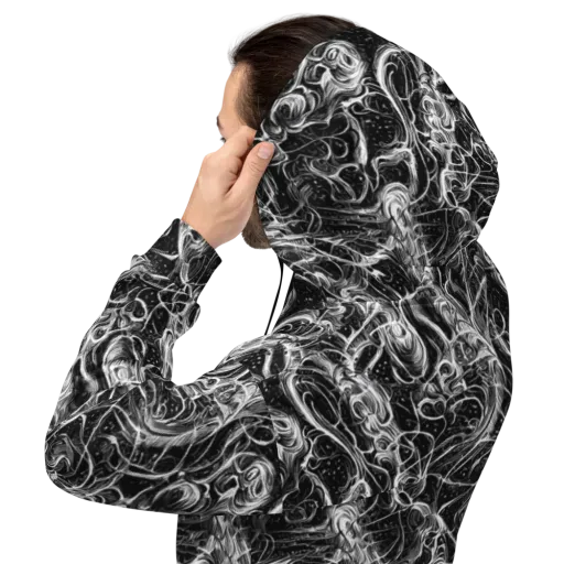Ivory Riot on a Hoodie