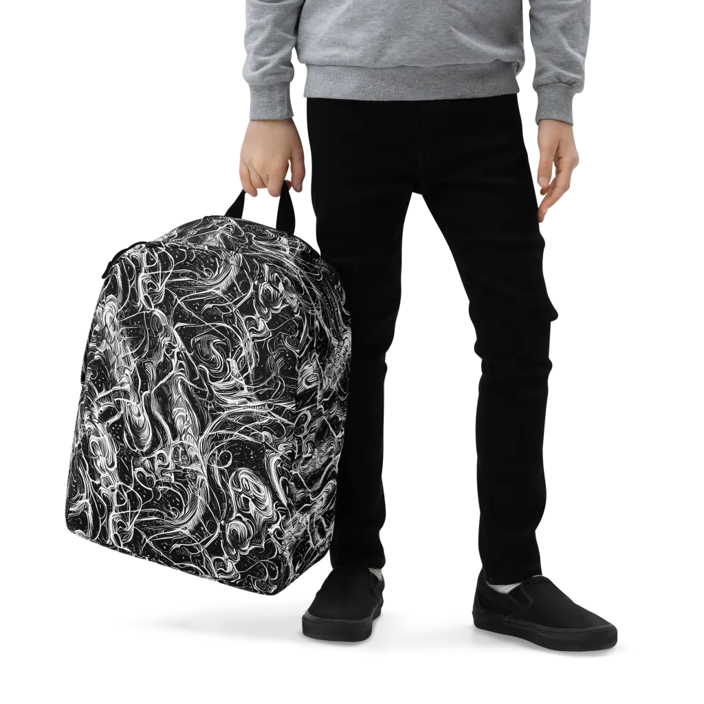 Ivory Riot on Minimalist Backpack — Zoomed-in