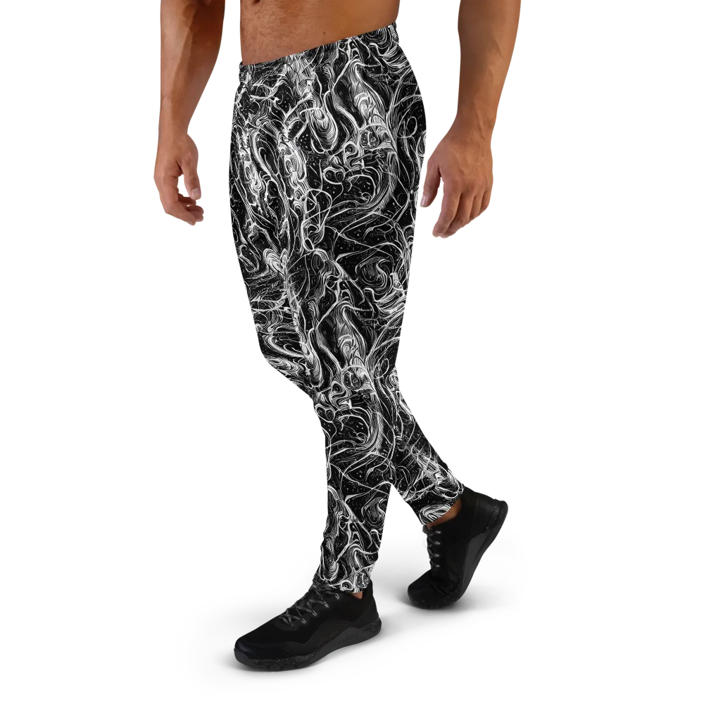 Ivory Riot on Men's Joggers — Left