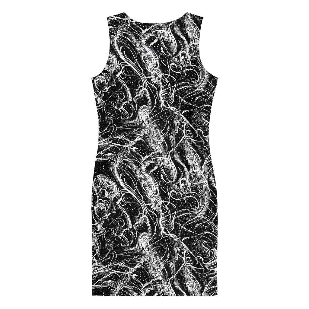 Ivory Riot on Bodycon Dress — Back