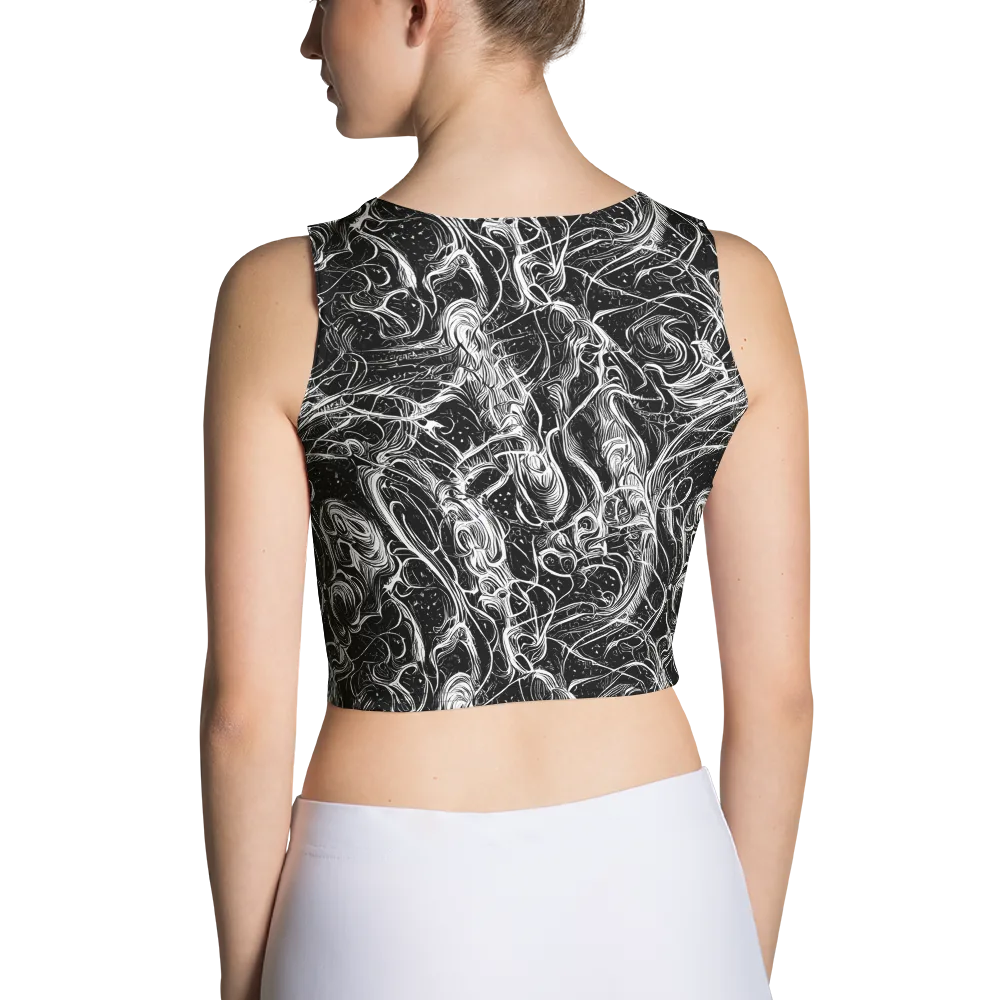 Ivory Riot on Crop Top — Back