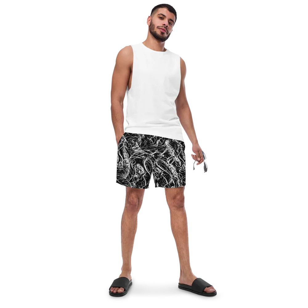 Ivory Riot on Swim Trunks — Front