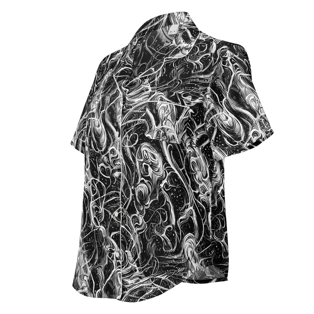 Ivory Riot on Women's Short Sleeve Pajama Top — Left Front